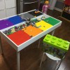 LEGO Стол "Радуга" с двумя выдвижными крышками - москва.сенсорная-комната.рф - Москва