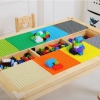 LEGO Стол для конструирования "Радуга" деревянный с двумя открывающимися крышками - москва.сенсорная-комната.рф - Москва