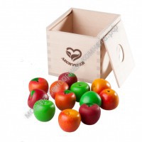 Счетный материал 12 Наливных яблочек - 4 сорта в коробочке-сортере - москва.сенсорная-комната.рф - Москва