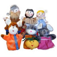 Набор перчаточных кукол к спектаклю по сказке "Репка" 7 персонажей - москва.сенсорная-комната.рф - Москва