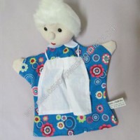 Перчаточная кукла Бабушка 22 см в халате - москва.сенсорная-комната.рф - Москва