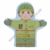 Кукла-рукавичка "Пожарный" - москва.сенсорная-комната.рф - Москва