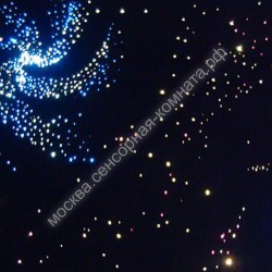 Ковёр напольный фибероптический "Звездное небо" 1,45х1,45 м., 320 звёзд - москва.сенсорная-комната.рф - Москва