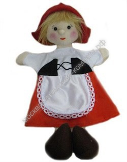 Перчаточная кукла красная Шапочка 22 см - москва.сенсорная-комната.рф - Москва