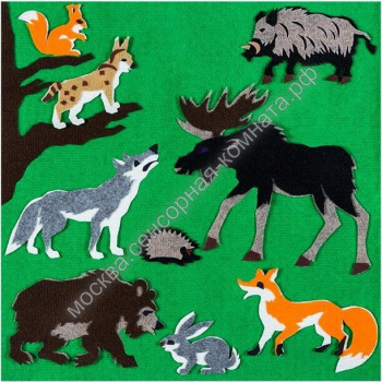 Игра-пособие «Лесные животные» - москва.сенсорная-комната.рф - Москва